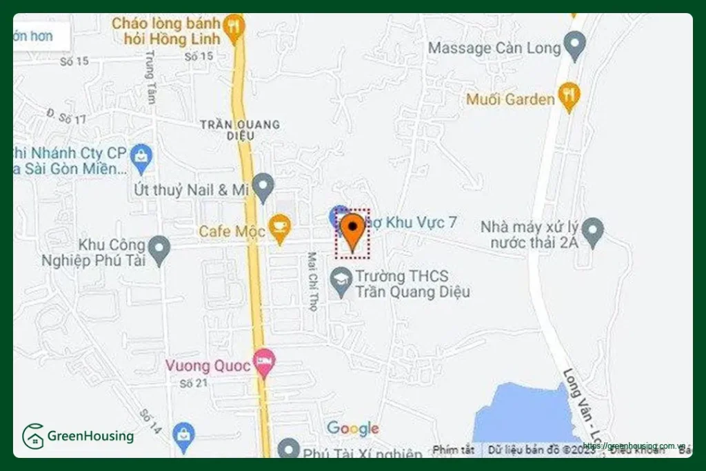 Vị trí dự án nhà ở xã hội Pisico Quy Nhơn