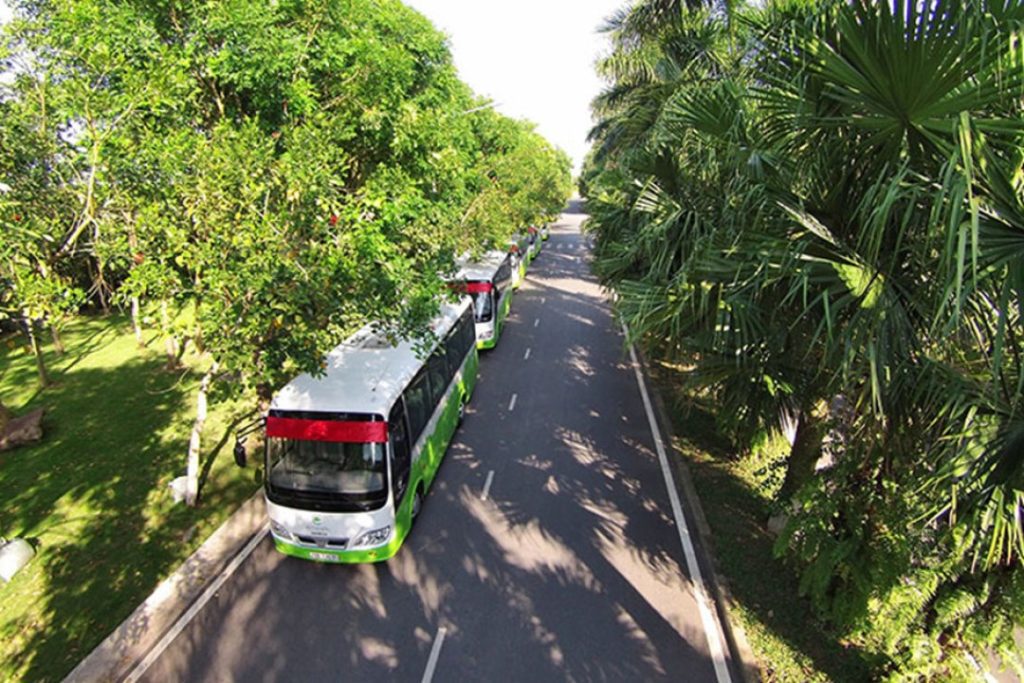 Xe bus của dự án Ecopark