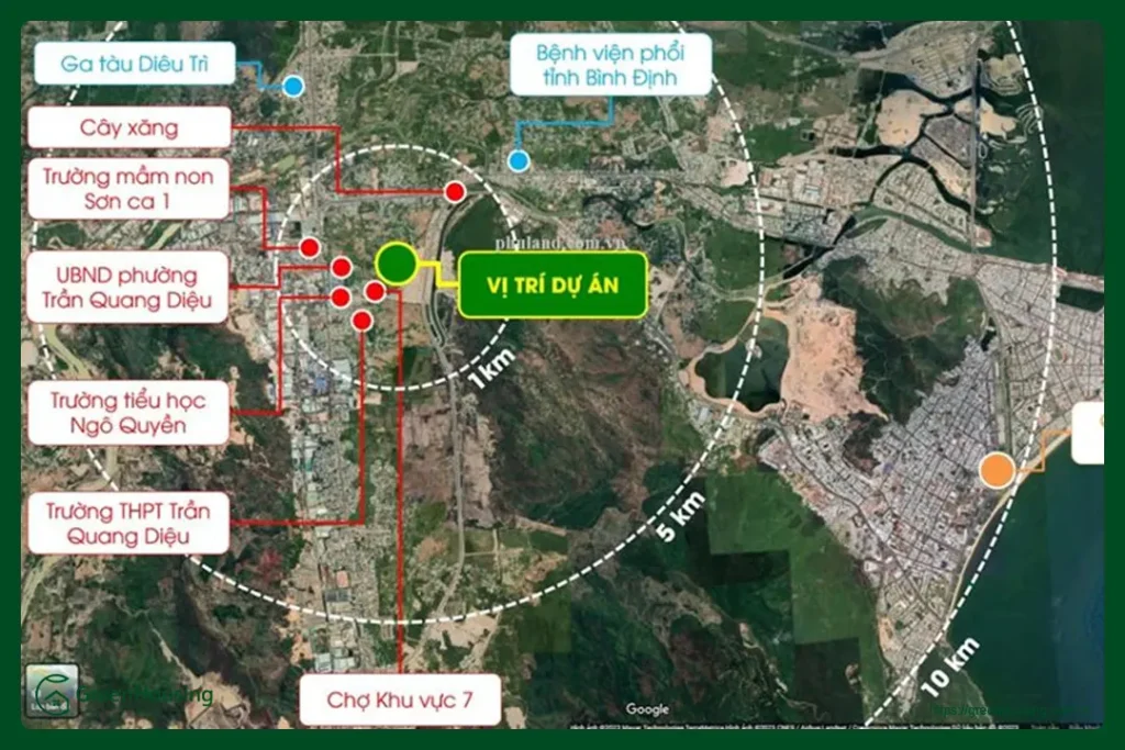 Vị trí dự án nhà ở xã hội Long Vân