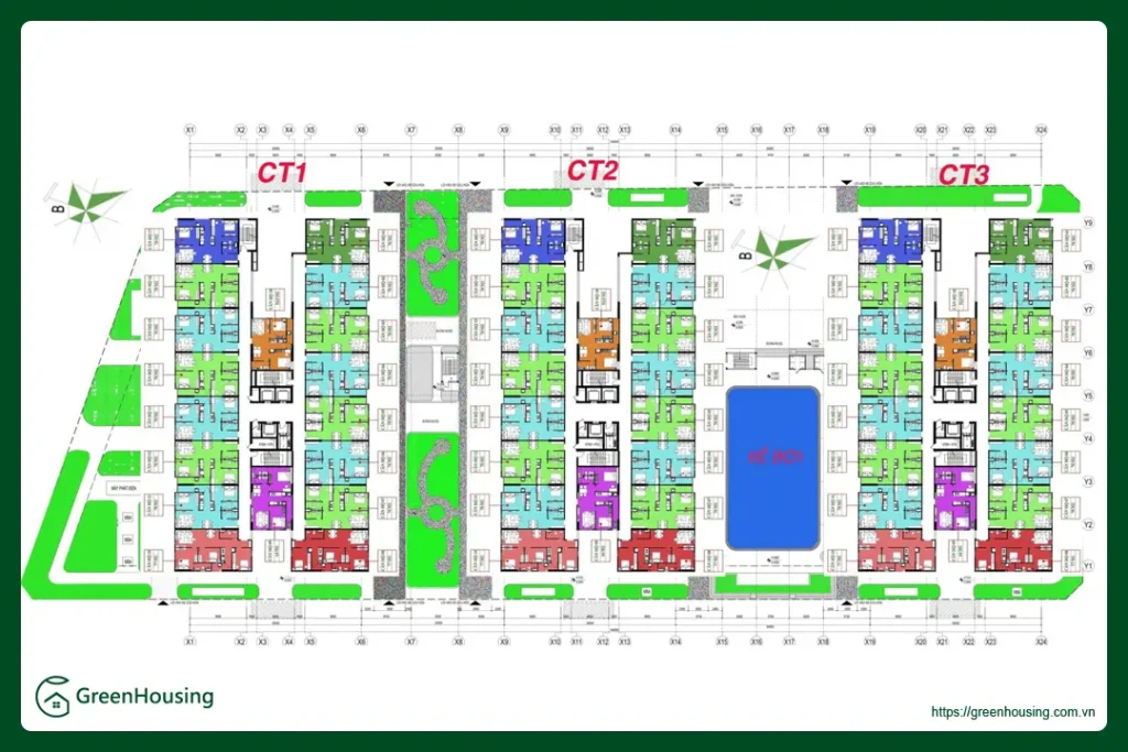 Mặt bằng dự án IEC Complex Thanh Trì