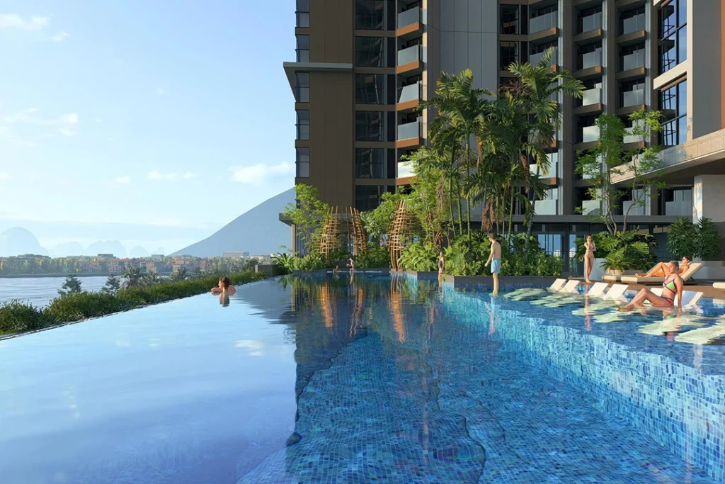 Tiện ích bể bơi dự án Sky M Hạ Long