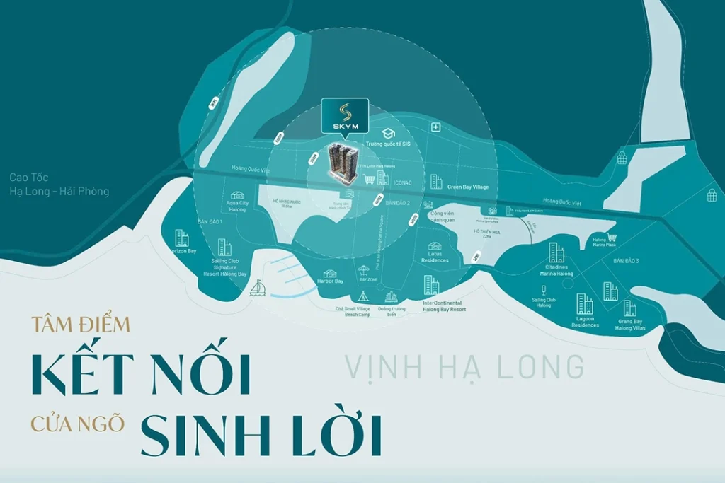 Vị trí dự án Sky M Hạ Long