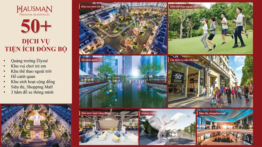 Hệ thống tiện ích dự án Hausman Premium Residences