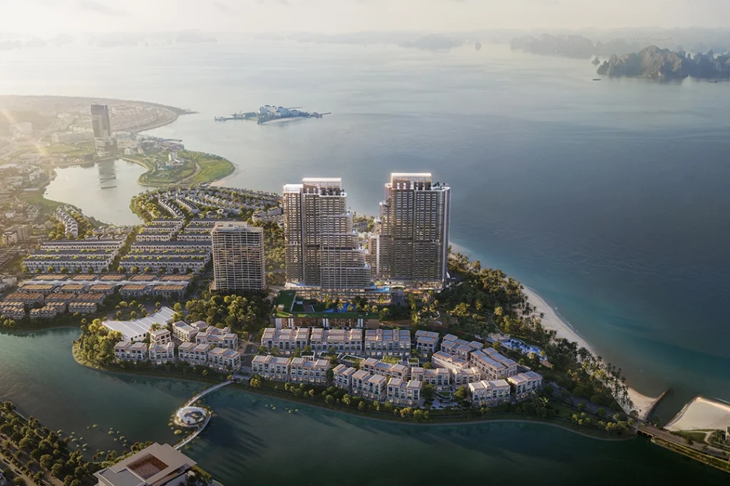 Phối cảnh tổng thể dự án Aria Bay Hạ Long