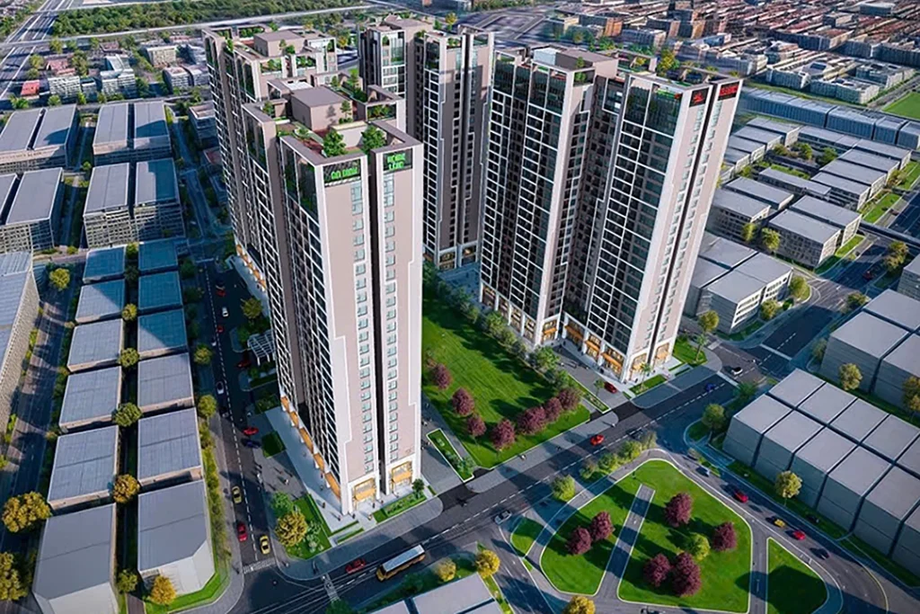 Phối cảnh tổng thể dự án chung cư An Bình Home Land